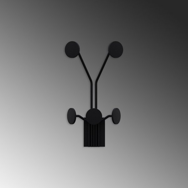 Giraffen-Kleiderbügel - Schwarz Giraffen-Kleiderbügel - Schwarz