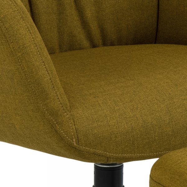 Heidesessel mit Fuschemel - Orange