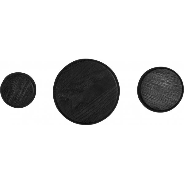 Mondo Wandhalter klein - Schwarz Mondo Wandhalter klein - Schwarz