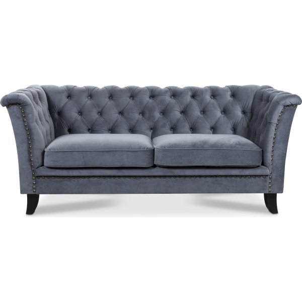 Milton Chesterfield 2-Sitzer Sofa - Farbe whlbar!