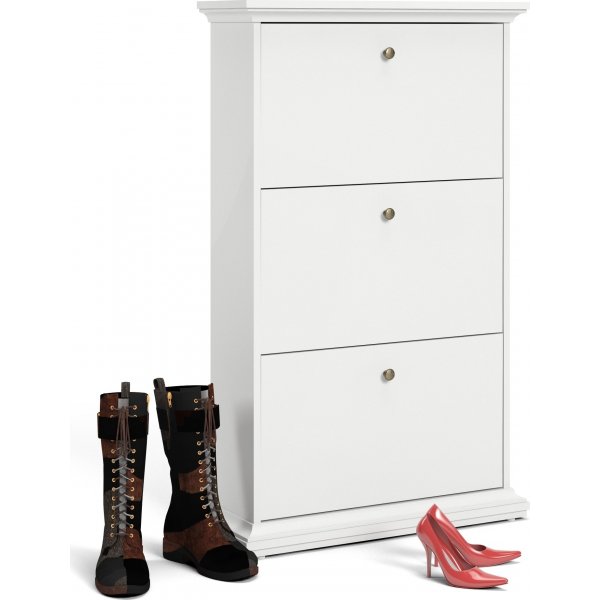 Schuhschrank Paris - Wei