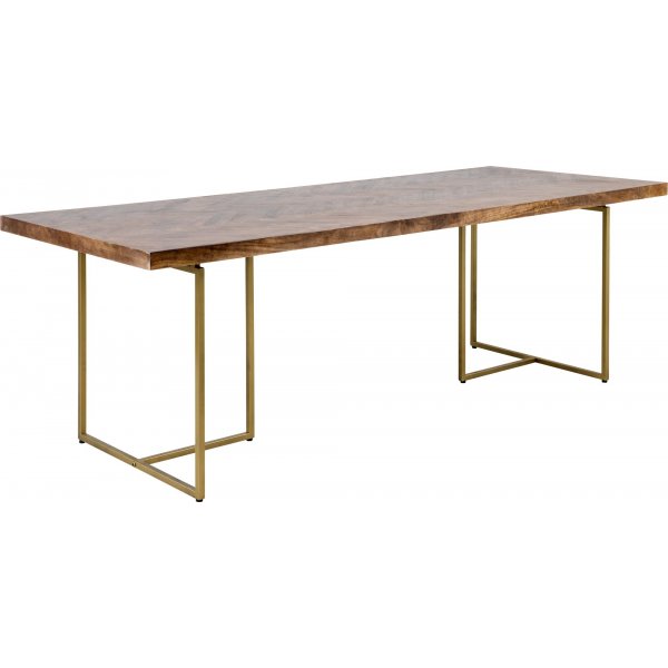 North Esstisch 220x90 cm - Braun