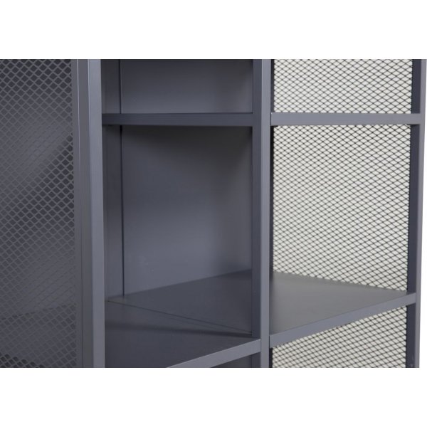 Doppelseitiger Schrank - Grau Doppelseitiger Schrank - Grau
