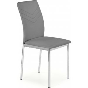 Stuhl Penny - Grau/Chrom
