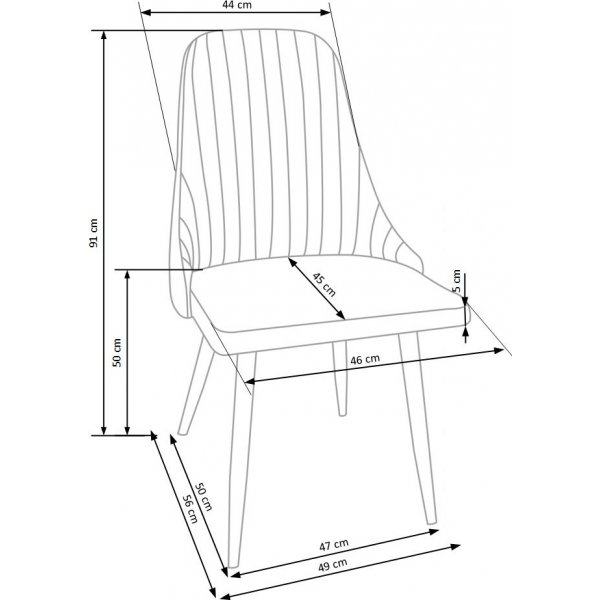 Stuhl Jeremy - Greige & Eichenoptik Stuhl Jeremy - Greige & Eichenoptik