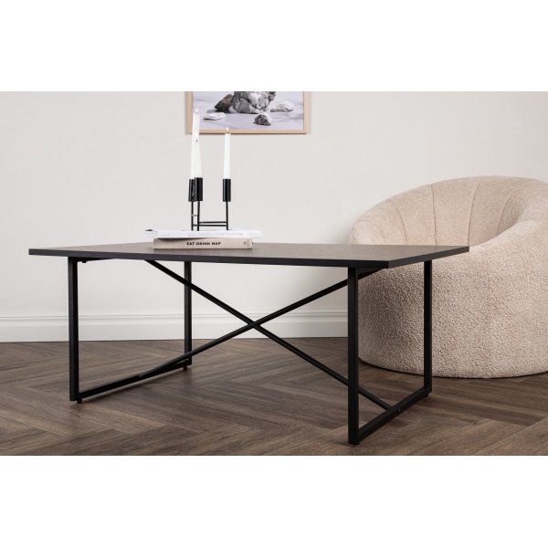 Couchtisch Pryor 110 x 70 cm - Schwarz