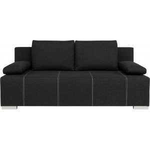 Street 3-Sitzer Schlafsofa - Schwarz