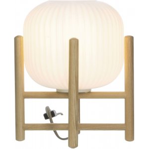 Wind Tischlampe - Holz/Wei