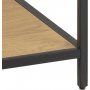 Seaford Schreibtisch 130 cm - Eiche/schwarz