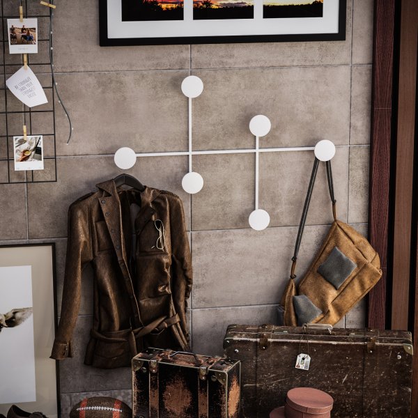 Kleiderbügel für Damen - Weiß Kleiderbügel für Damen - Weiß