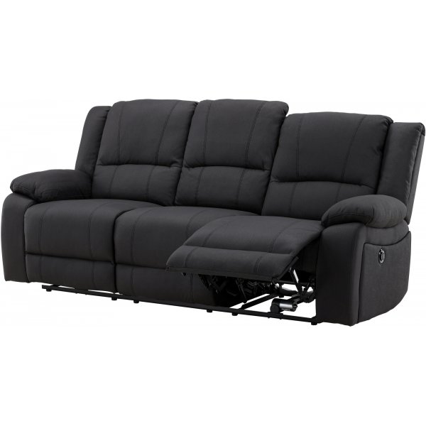 Singapore 3-Sitzer-Liegesofa - Schwarz