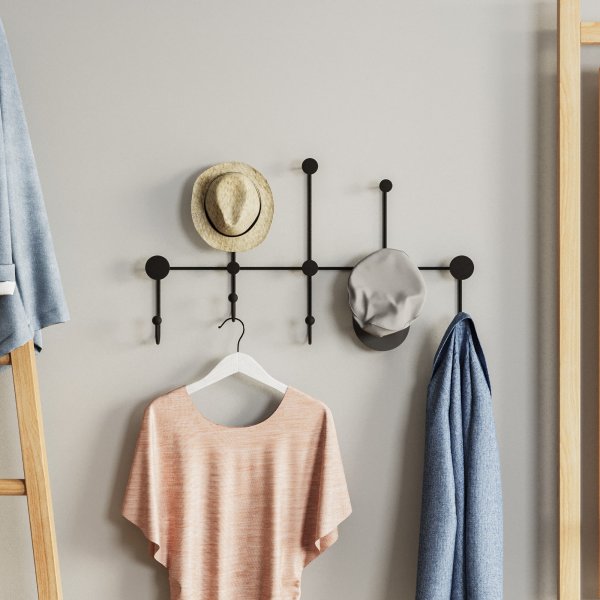 Lyon Kleiderbügel - Schwarz Lyon Kleiderbügel - Schwarz