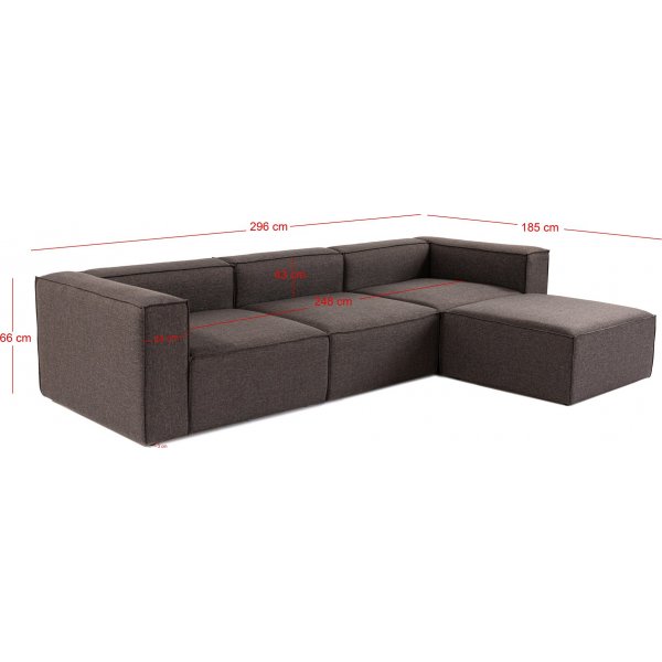 Fora Diwansofa - Dunkelbraun Fora Diwansofa - Dunkelbraun