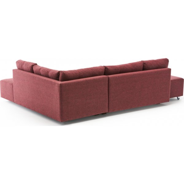 Ecksofa Manama - Burgund