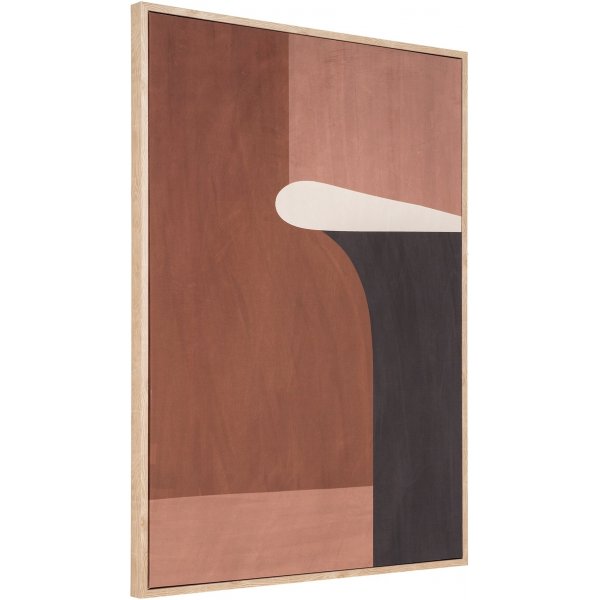 Kapstadt-Leinwandgemlde 50 x 70 cm - Braun/Schwarz