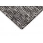 Flachgewebter Teppich Sandby Stjrna - Grau/Schwarz