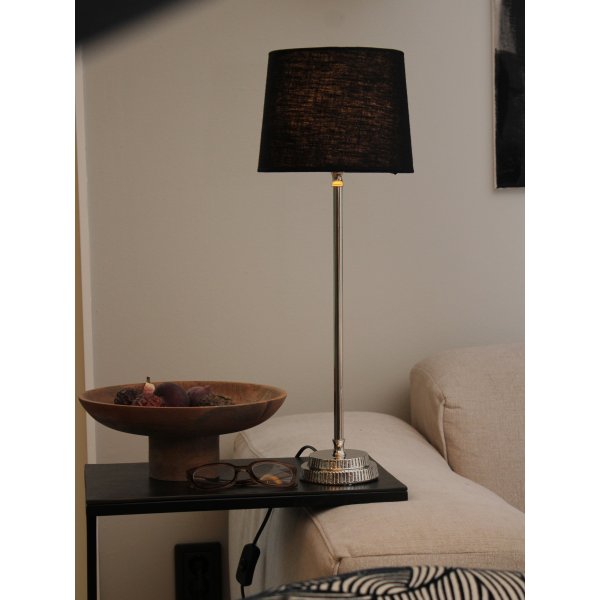 Kent Tischlampe - Schwarz/Chrom - 59 cm Kent Tischlampe - Schwarz/Chrom - 59 cm