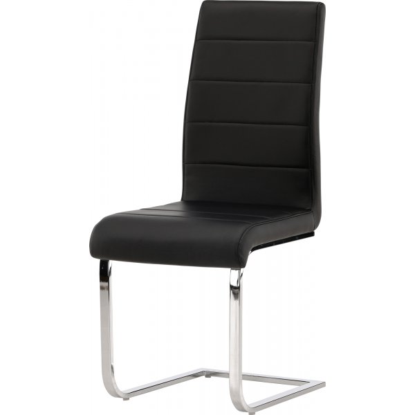 Tempo Esszimmerstuhl - Schwarzes PU Tempo Esszimmerstuhl - Schwarzes PU