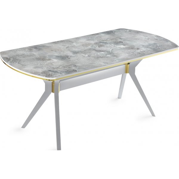 Ikon Esstisch 180 cm - Heller Marmor