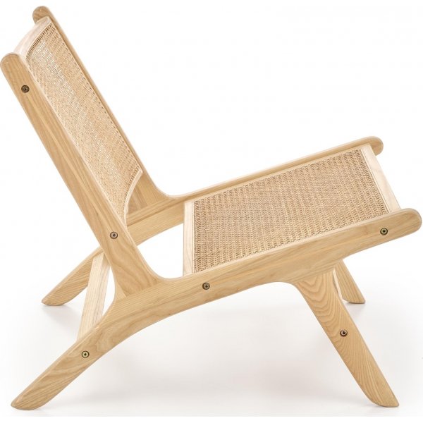 Foden Sessel - Esche/Rattan