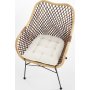 Brody Lounge-Sessel - Rattan/schwarz