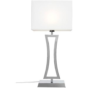 Belgravia Xl Tischlampe - Chrom/Wei