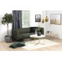 Alisma Beistelltisch 50 cm - Weier Marmor/Gold