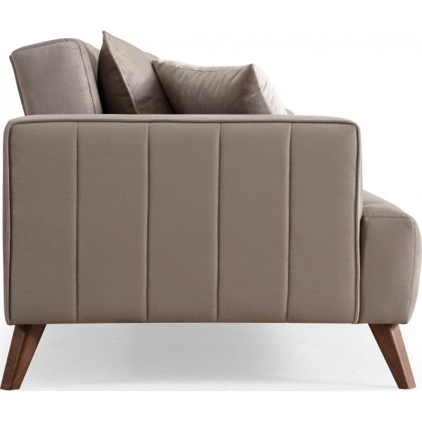 Buhara 3-Sitzer-Sofa - Hellgrau