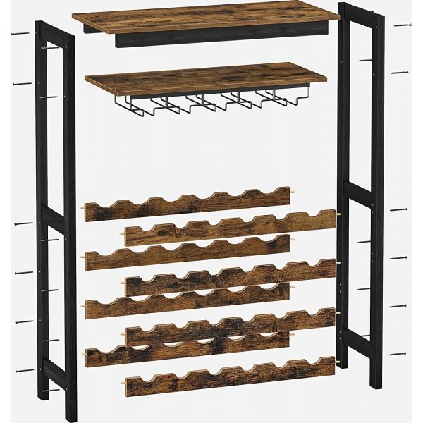 Corriente Weinregal - Braun/Schwarz Corriente Weinregal - Braun/Schwarz