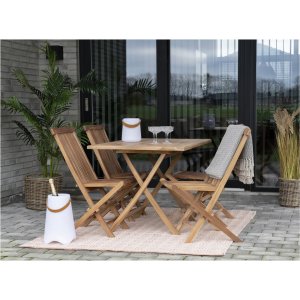 Saltö Zusammenklappbarer Esstisch aus Teak - 120 cm Saltö Zusammenklappbarer Esstisch aus Teak - 120 cm