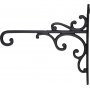 Geschmiedeter Ampelhaken 29 x 26,5 cm - Schwarz