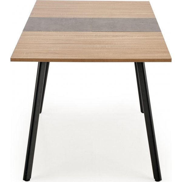 Brom Esstisch 120-160 x 80 cm - Eiche/grau Brom Esstisch 120-160 x 80 cm - Eiche/grau