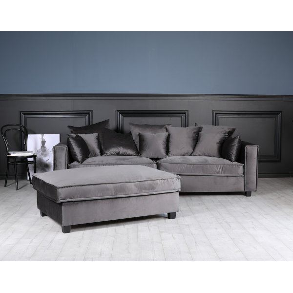 Brandy Lounge Fuhocker XL - Wahlfreie Farbe!