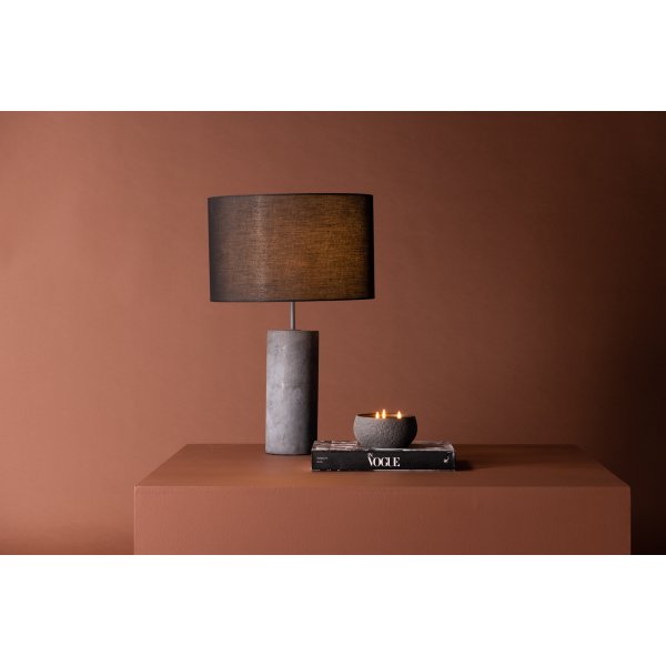 Nancy Tischlampe - Grau/Schwarz