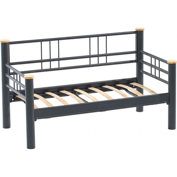 Kappis 2-Sitzer Outdoor-Sofa - Schwarz/Grn + Fleckentferner fr Mbel