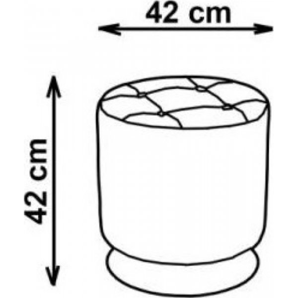 Hocker Leia - Grau Hocker Leia - Grau