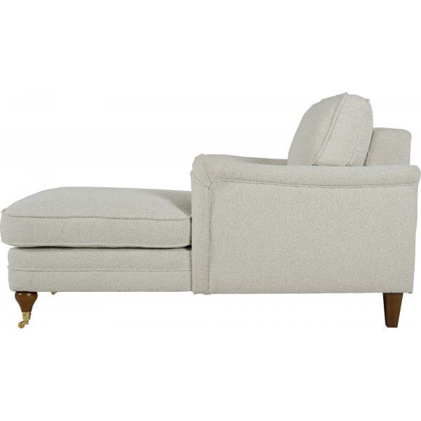 Howard Diwansessel aus weißem Bouclé Howard Diwansessel aus weißem Bouclé