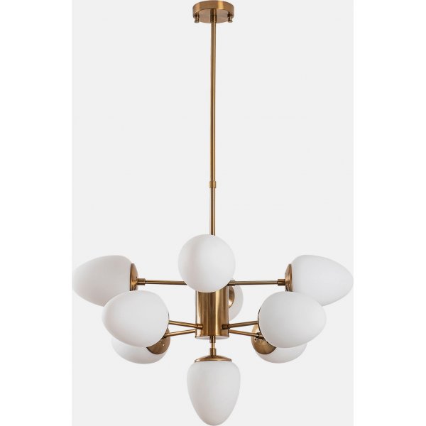 Basar Deckenleuchte 10320 - Messing/wei
