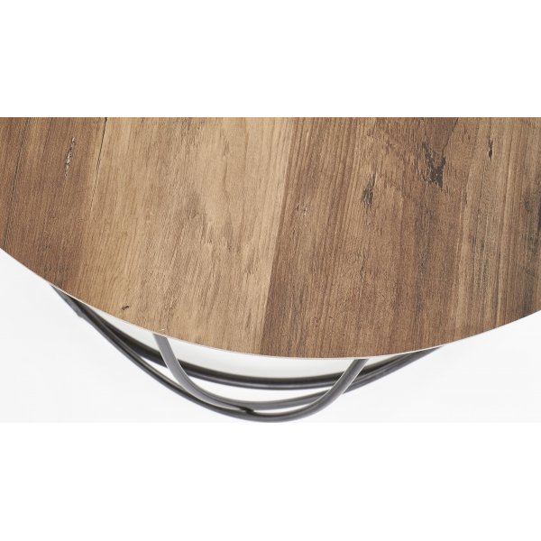 Bobby Couchtisch - Walnuss/Schwarz Bobby Couchtisch - Walnuss/Schwarz