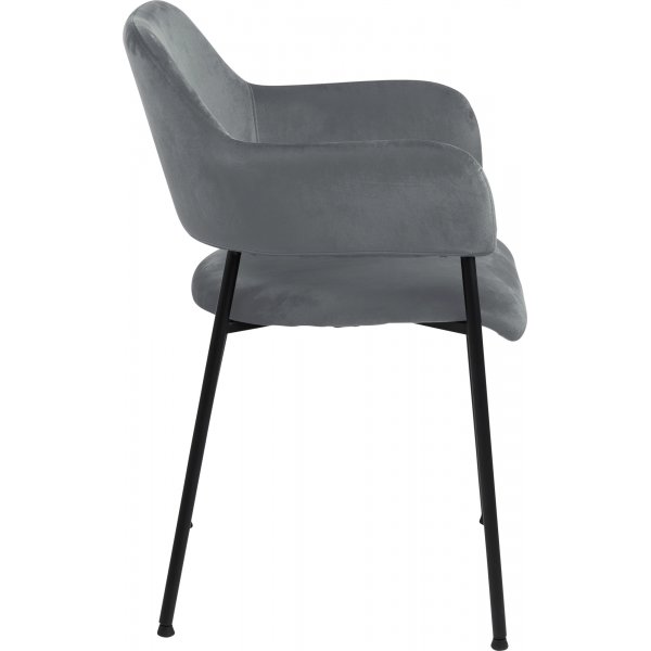 Lima Gestellstuhl - Grau