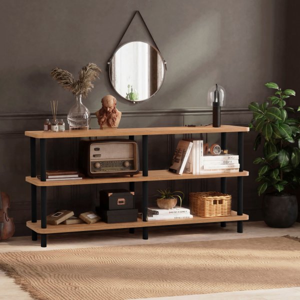 Raca Bücherregal - Schwarz/Kiefer Raca Bücherregal - Schwarz/Kiefer