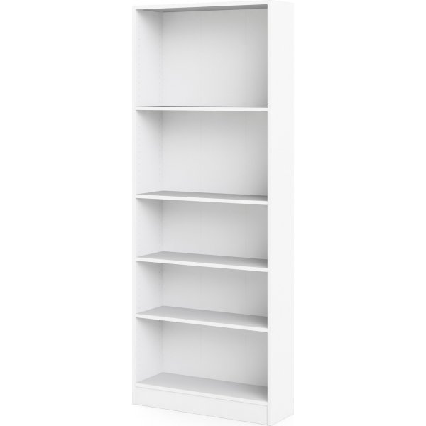 Einfaches, hohes und breites Bcherregal - Wei