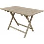 Klappbarer Esstisch Salt aus grauem Teak - 120x70 cm