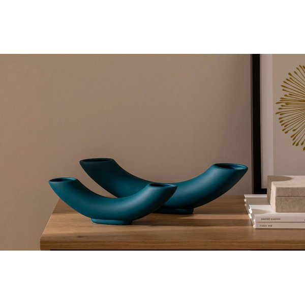 Tubo-Vase - Petroleumgrün Tubo-Vase - Petroleumgrün