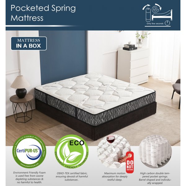 Matratze mit Tasche und antibakteriellem Stoff Matratze mit Tasche und antibakteriellem Stoff