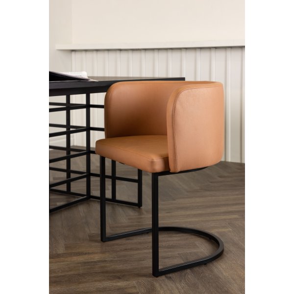 Simrishamn Esszimmerstuhl - Schwarz/Braun Simrishamn Esszimmerstuhl - Schwarz/Braun