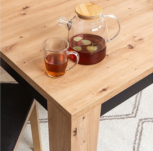 Ostia Esstisch 160-200 x 90 cm - Eiche