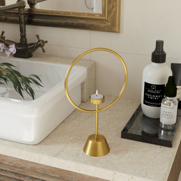 Kairos Kerzenhalter - Gold Kairos Kerzenhalter - Gold