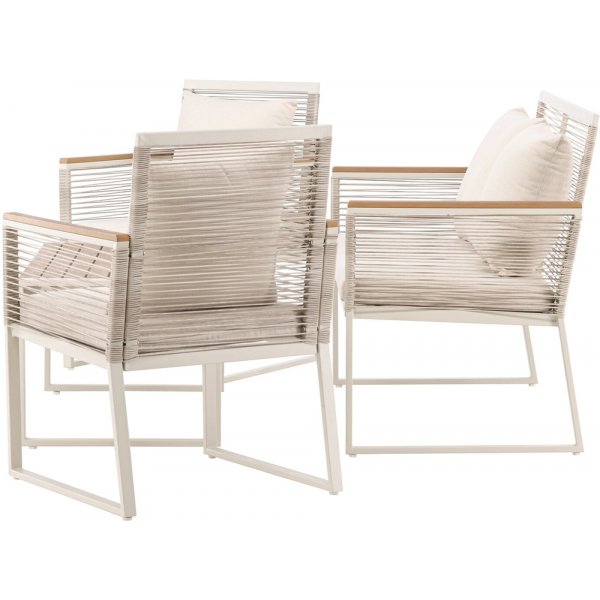 Sofagruppe Dallas - Beige/Hellgrau Sofagruppe Dallas - Beige/Hellgrau