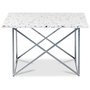 Terrazzo Couchtisch 75x75cm - Cosmos Terrazzo & Kreuz Chromfu